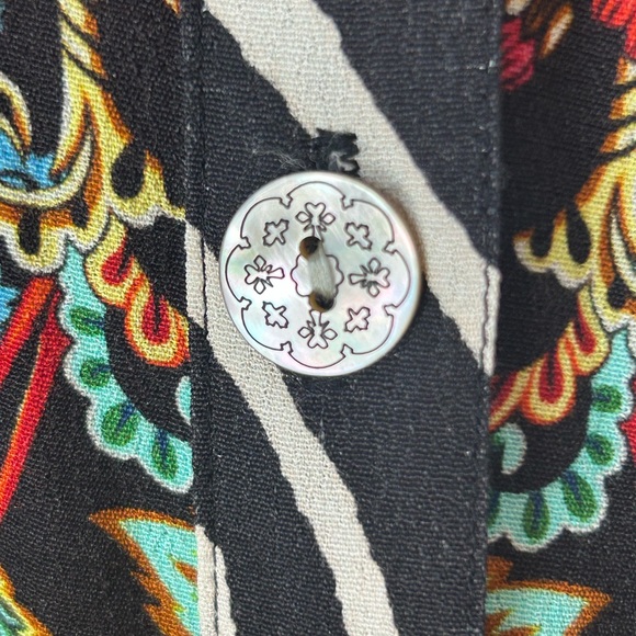 John Mark Multicolor Floral Tunic - Picture 6 of 8